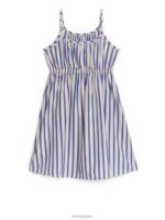 ARKET kleding 0DXJP1368 blauw/strepen geweven zonnejurk kinderen - Image 2