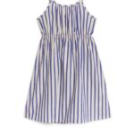 ARKET kleding 0DXJP1368 blauw/strepen geweven zonnejurk kinderen