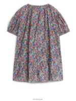 ARKET kleding 0DXJP1371 multi/bloemen geplooide katoenen jurk kinderen - Image 2