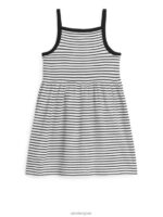 ARKET kleding 0DXJP1378 zwarte strepen jurk met jersey bandjes kinderen - Image 2