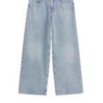ARKET kleding 0DXJP137 blauw wolk lage losse jeans vrouwen