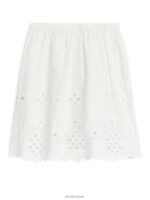 ARKET kleding 0DXJP1383 wit halflange rok met broderie anglaise kinderen - Image 2