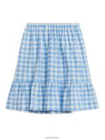 ARKET kleding 0DXJP1384 wit Blauw gelaagde rok kinderen - Image 2
