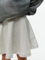 ARKET kleding 0DXJP1386 zilver glitter rok kinderen - Image 2