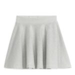 ARKET kleding 0DXJP1386 zilver glitter rok kinderen