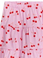ARKET kleding 0DXJP1389 roze/rood bedrukte jersey rok kinderen - Image 3