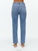 ARKET kleding 0DXJP138 blauw jade cropped slanke stretchjeans vrouwen - Image 2