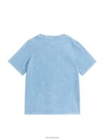 ARKET kleding 0DXJP1430 blauw katoenen T-shirt kinderen - Image 2