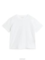 ARKET kleding 0DXJP1433 wit T-shirt met ronde hals kinderen