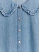 ARKET kleding 0DXJP1438 blauw denimblouse met ruches kinderen - Image 3