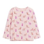 ARKET kleding 0DXJP1439 stoffig roze geribbelde bovenkant kinderen