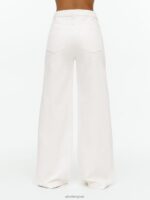 ARKET kleding 0DXJP143 wit lupine hoog uitlopende jeans vrouwen - Image 2
