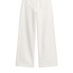ARKET kleding 0DXJP143 wit lupine hoog uitlopende jeans vrouwen