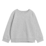 ARKET kleding 0DXJP1444 grijs gemêleerd katoenen sweatshirt kinderen