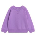 ARKET kleding 0DXJP1445 paars katoenen sweatshirt kinderen