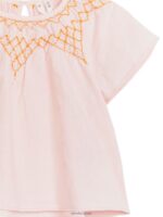 ARKET kleding 0DXJP1447 roze geborduurde linnen blouse kinderen - Image 3