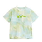 ARKET kleding 0DXJP1454 turkoois/tie-dye bedrukt t-shirt kinderen