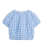 ARKET kleding 0DXJP1455 wit Blauw getextureerde bovenkant kinderen