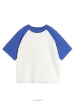 ARKET kleding 0DXJP1458 wit Blauw T-shirt met raglanmouwen kinderen