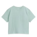ARKET kleding 0DXJP1461 muntgroen losvallend T-shirt van linnenmix kinderen