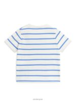 ARKET kleding 0DXJP1477 wit Blauw gestreept t-shirt kinderen - Image 2