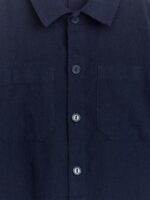 ARKET kleding 0DXJP1478 donkerblauw linnen katoenen overshirt kinderen - Image 3
