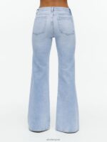 ARKET kleding 0DXJP147 blauw Wave slim uitlopende stretchjeans vrouwen - Image 2