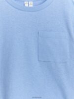 ARKET kleding 0DXJP1481 lichtblauw losvallend T-shirt van linnenmix kinderen - Image 3