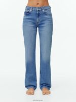 ARKET kleding 0DXJP148 middelblauw Dahlia rechte stretchjeans vrouwen - Image 4
