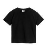 ARKET kleding 0DXJP1490 zwart T-shirt met ronde hals kinderen