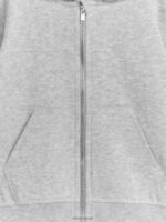 ARKET kleding 0DXJP1494 lichtgrijs hoodie met rits kinderen - Image 6