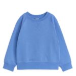 ARKET kleding 0DXJP1496 hemelsblauw sweatshirt van franse badstof kinderen