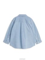 ARKET kleding 0DXJP1497 lichtblauw denim overhemd kinderen - Image 2
