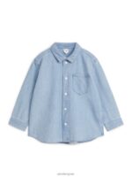 ARKET kleding 0DXJP1497 lichtblauw denim overhemd kinderen