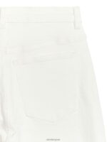 ARKET kleding 0DXJP149 wit varen cropped uitlopende stretchjeans vrouwen - Image 2