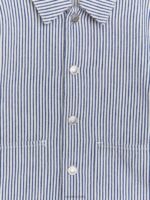 ARKET kleding 0DXJP1500 blauw Wit Overshirt van keperstof kinderen - Image 3