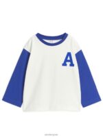 ARKET kleding 0DXJP1502 wit Blauw Varsity-T-shirt kinderen