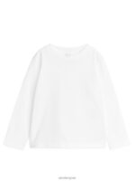ARKET kleding 0DXJP1504 wit Blauw T-shirt met lange mouwen, set van 2 kinderen - Image 2
