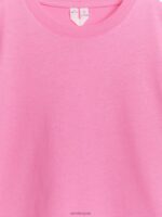 ARKET kleding 0DXJP1505 roze T-shirt met ronde hals kinderen - Image 3