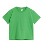 ARKET kleding 0DXJP1506 groente T-shirt met ronde hals kinderen