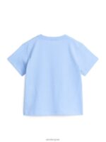 ARKET kleding 0DXJP1507 lichtblauw T-shirt met ronde hals kinderen - Image 2