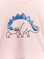 ARKET kleding 0DXJP1510 beige/dino wijdvallend t-shirt kinderen - Image 3
