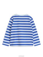 ARKET kleding 0DXJP1512 blauwe streep T-shirt met lange mouwen kinderen - Image 2