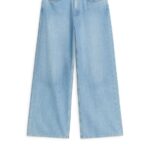 ARKET kleding 0DXJP151 blauw wolk lage losse jeans vrouwen