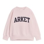 ARKET kleding 0DXJP1521 bleekroze Varsity-sweatshirt kinderen