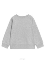 ARKET kleding 0DXJP1522 grijs gemêleerd sweatshirt van franse badstof kinderen - Image 2
