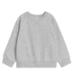 ARKET kleding 0DXJP1522 grijs gemêleerd sweatshirt van franse badstof kinderen
