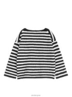 ARKET kleding 0DXJP1523 zwart wit donzige boxy-fit trui kinderen - Image 2