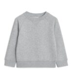 ARKET kleding 0DXJP1529 grijs gemêleerd Sweatshirt met ronde hals kinderen