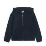 ARKET kleding 0DXJP1530 donkerblauw hoodie met rits kinderen